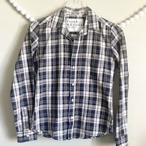 NWOT! Frank and Eileen Plaid Button Down Shirt in size XS **SHIPS SAME DAY!**